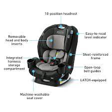 GRACO TriRide 3 in 1 3 Modes of Use from Rear Facing to Highback Booster Car Seat Redmond Lightest Car Seat Infant: Top 3 Car Seats